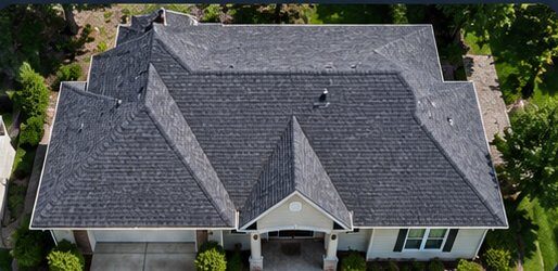 Average roof with a few valleys and dormers