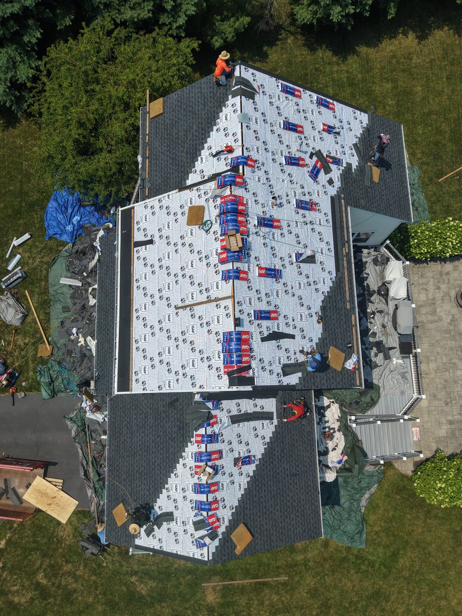 default GAF Timberline HDZ Charcoal Roof Replacement Quakertown