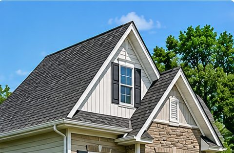 Very steep roof pitch